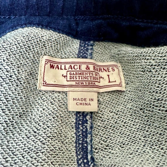 NWOT JCREW Wallace & Barnes Indigo Dyed Joggers - Picture 3 of 4